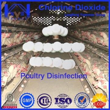 Hot Sell Chlorine Dioxide Tablet for Poultry and Livestock Disinfection